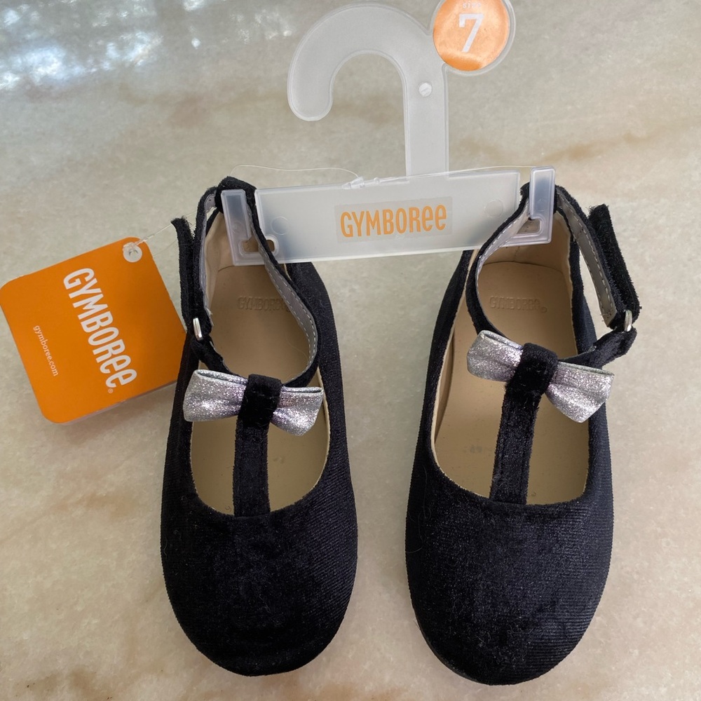 BUNDLE only! -- Gymboree • Black Velvet Bow Shoes